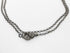 Pave Diamond Sterling Silver 2 mm Rolo Chain with Lobster Clasp,  (DCHN-14)